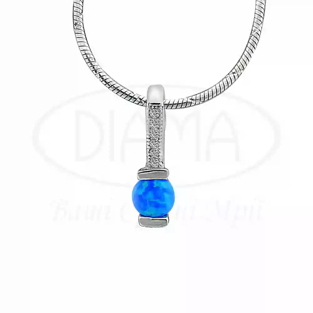 Срібна підвіска з Опалом фото 1