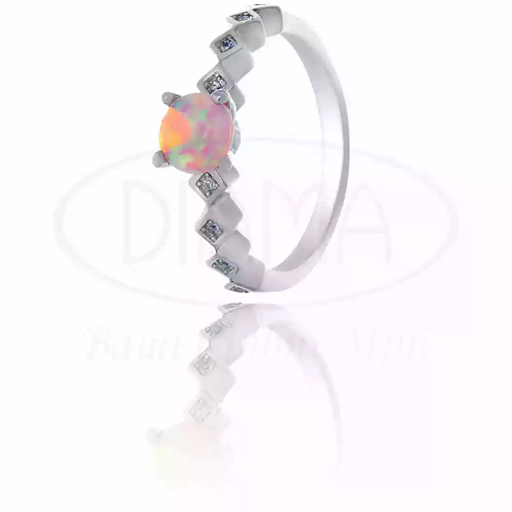 Срібна каблучка з Опалом фото 1