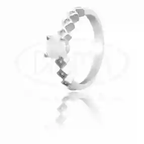 Срібна каблучка з Опалом