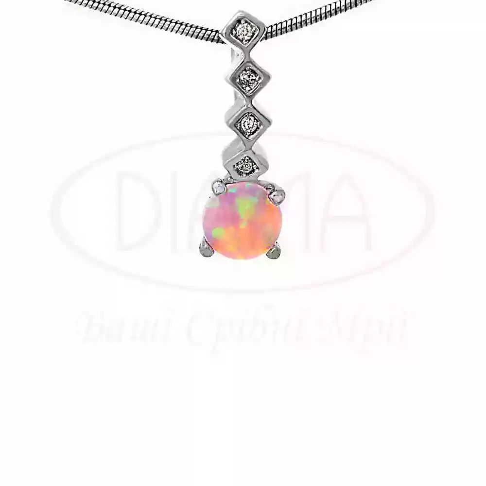 Срібна підвіска з Опалом фото 1