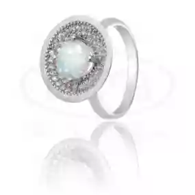 Срібна каблучка з Опалом