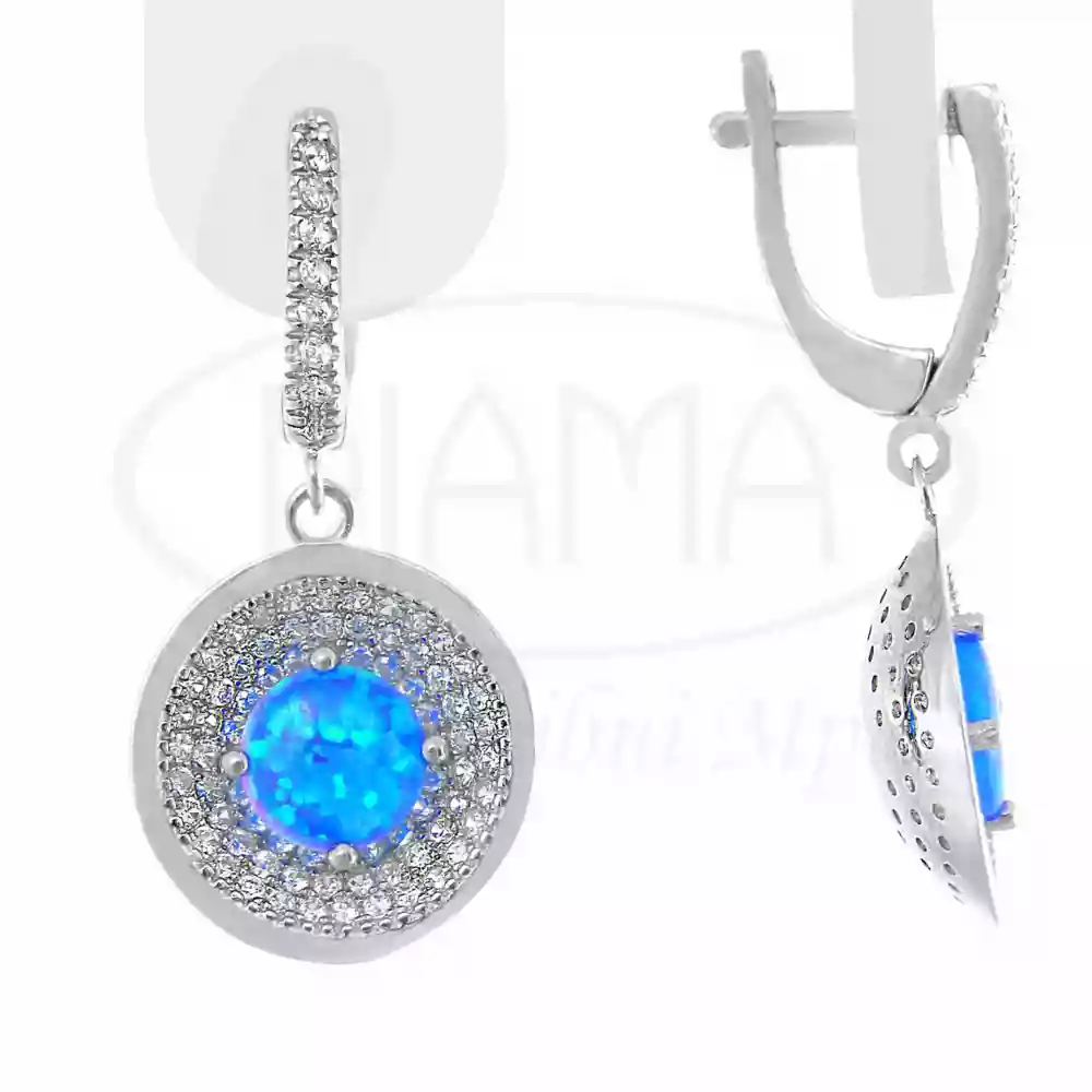 Срібні сережки з Опалом фото 1