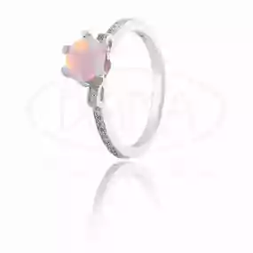 Срібна каблучка з Опалом