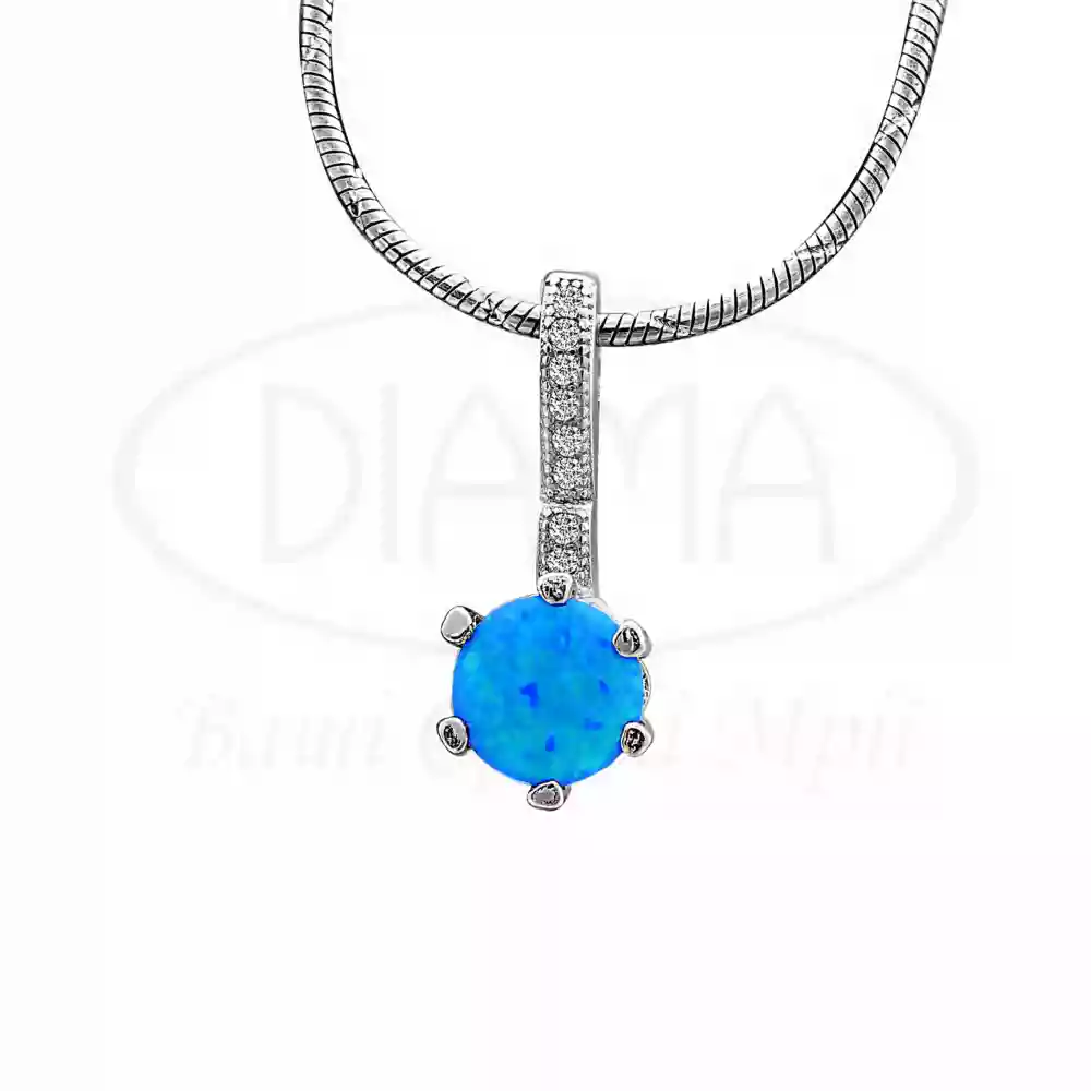 Срібна підвіска з Опалом фото 1