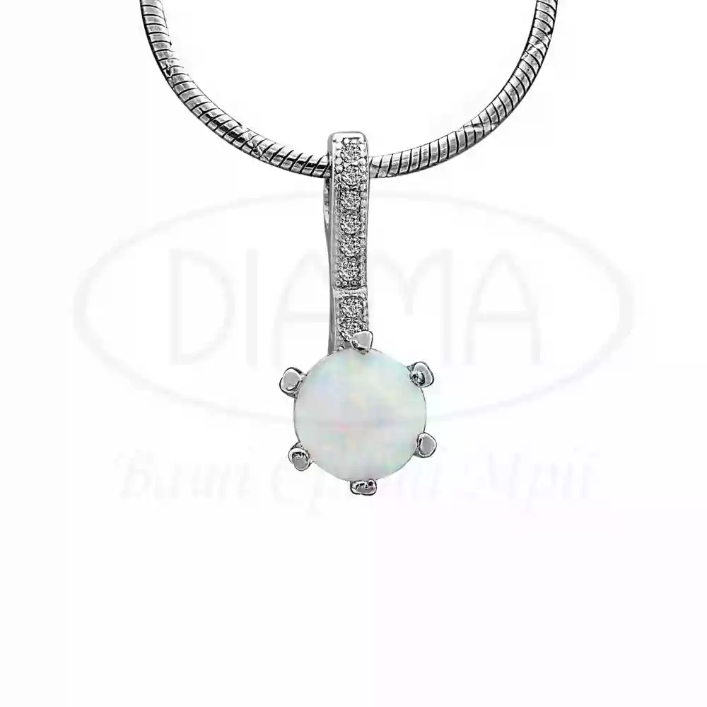 Срібна підвіска з Опалом фото 1