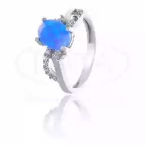 Срібна каблучка з Опалом