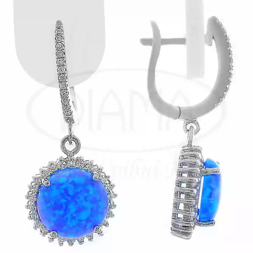 Срібні сережки з Опалом фото 1