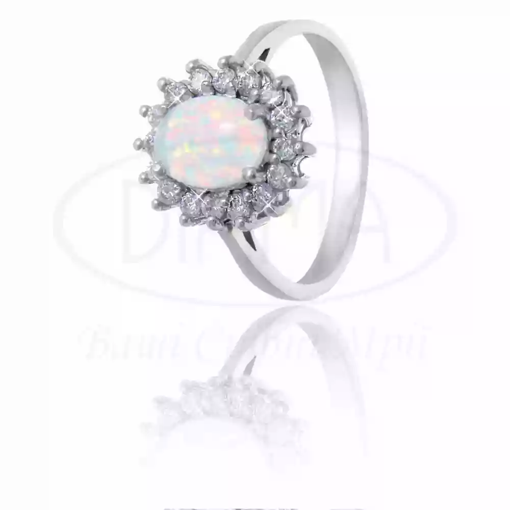 Срібна каблучка з Опалом фото 1