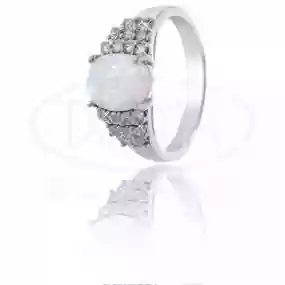 Срібна каблучка з Опалом