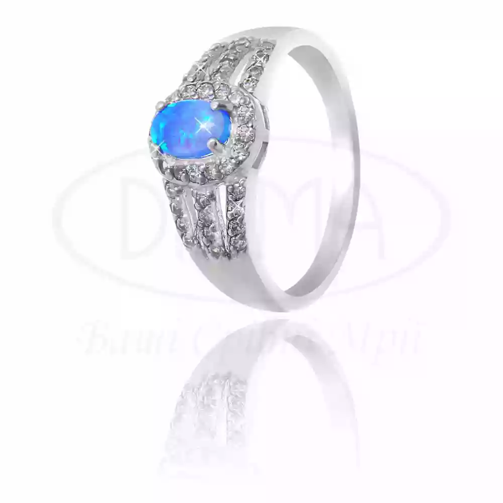 Срібна каблучка з Опалом фото 1