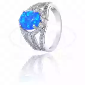 Срібна каблучка з Опалом