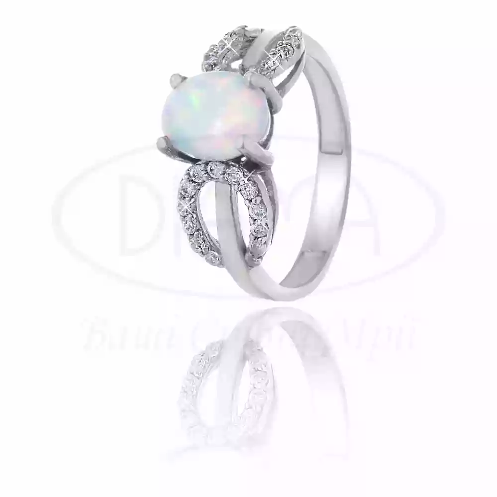 Каблучка срібна з Опалом фото 1