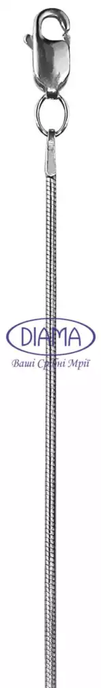 Ланцюг срібний "Снейк дутий" фото 2