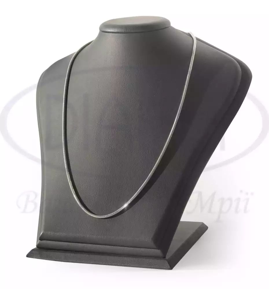 Ланцюг срібний "Снейк дутий" фото 1