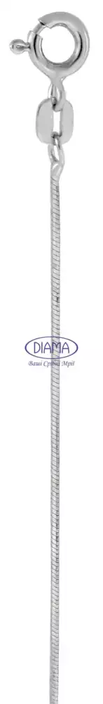 Срібний гранений ланцюг фото 2