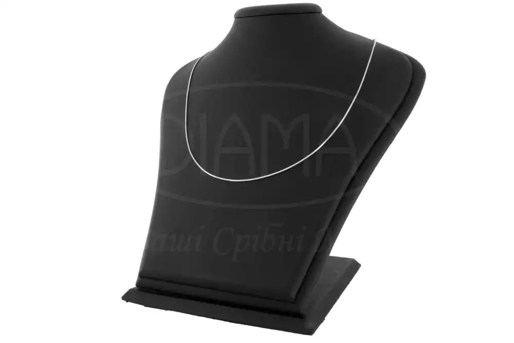 Срібний гранений ланцюг фото 1