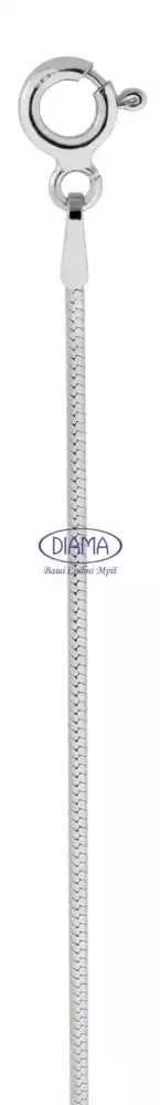 Срібний гранений ланцюг фото 2