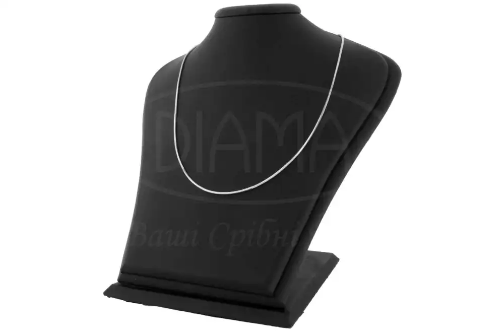 Срібний гранений ланцюг фото 1