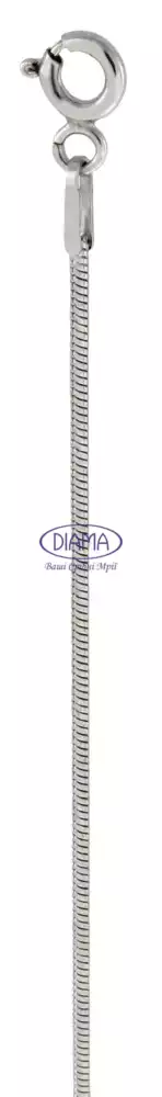 Ланцюг срібний "Снейк  з насічками" фото 2