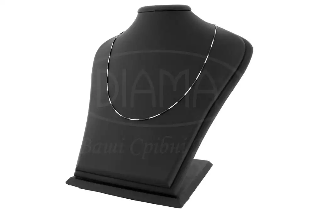 Срібний ланцюг "Снейк з спіраллю" фото 1