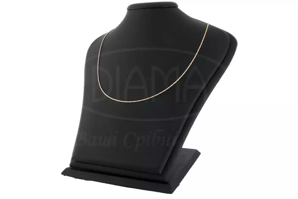 Срібний ланцюг "Снейк з насічками" фото 1