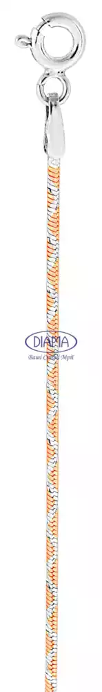 Срібний ланцюг "Снейк з насічками" фото 2