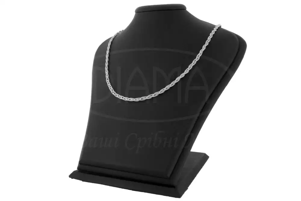 Срібний ланцюг "Коса" фото 1