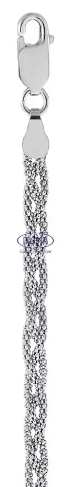 Срібний ланцюг "Коса" фото 2