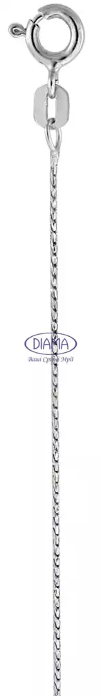 Срібний ланцюг "Снейк гранений" фото 2