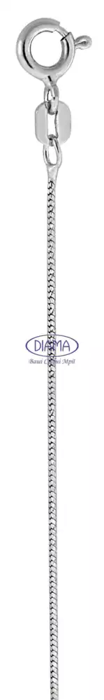 Срібний ланцюг "Снейк гранений" фото 2