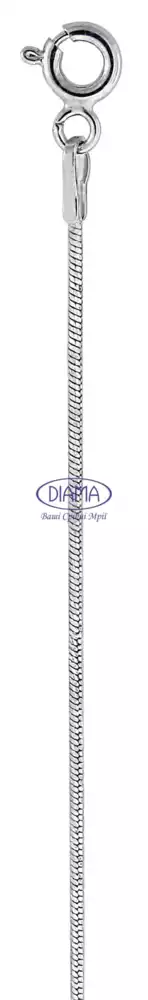 Срібний ланцюг "Снейк гранений" фото 2