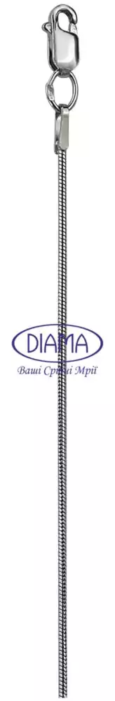 Срібний ланцюг "Снейк" фото 1