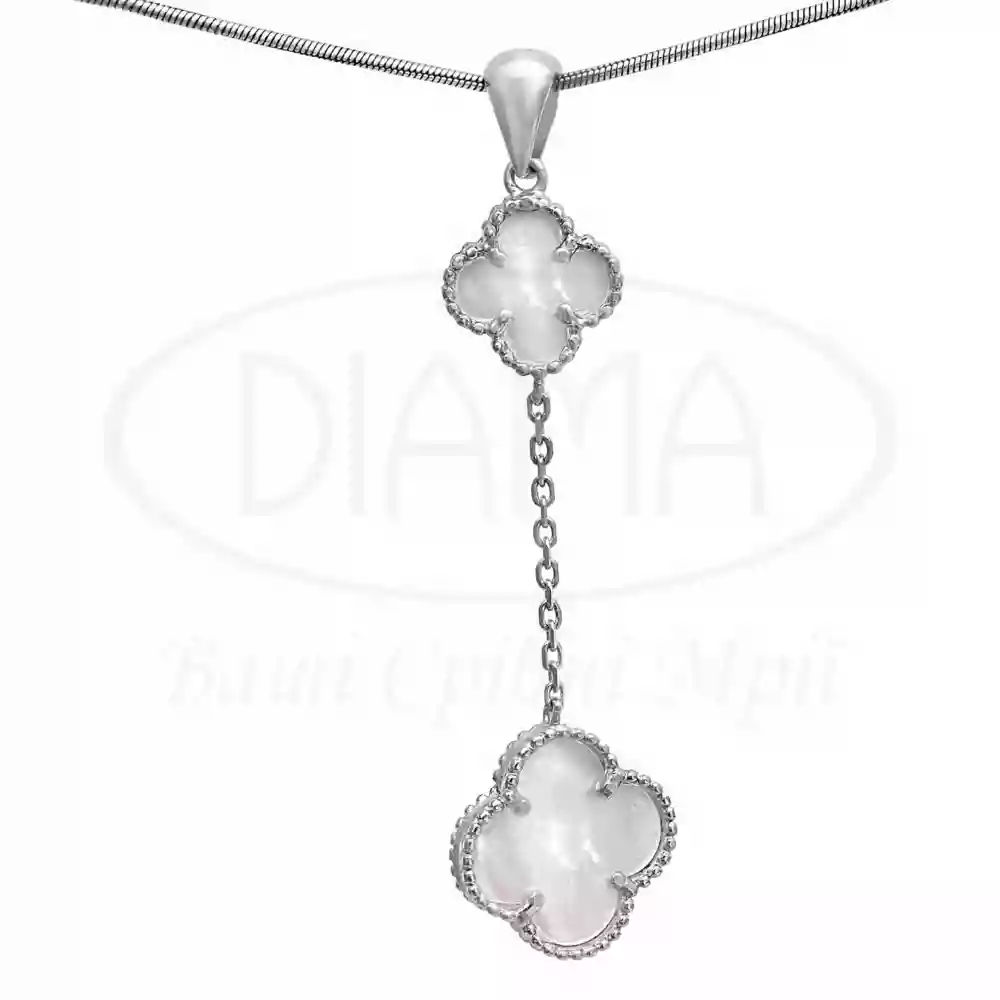 Срібна підвіска з Перламутром фото 1