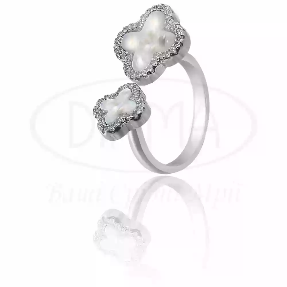 Срібна каблучка з Перламутром фото 1