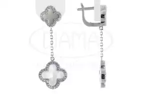 Срібні сережки з Перламутром