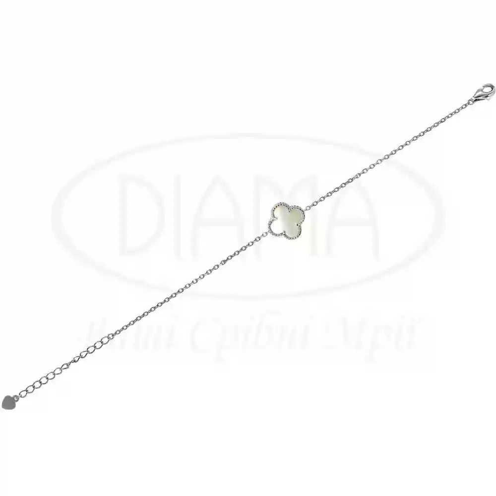 Срібний браслет з Перламутром фото 2