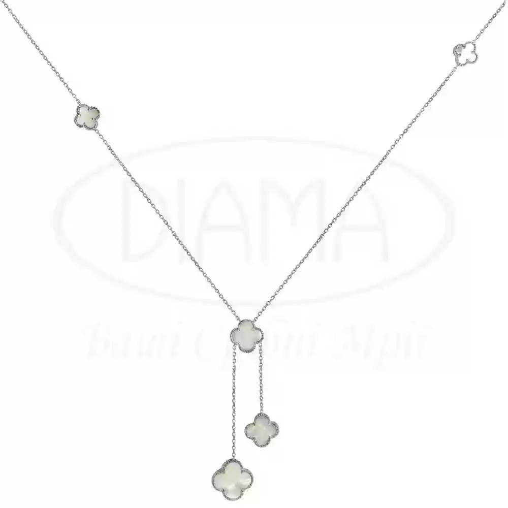 Срібне кольє з Перламутром фото 1