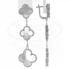 Сережки срібні з Перламутром