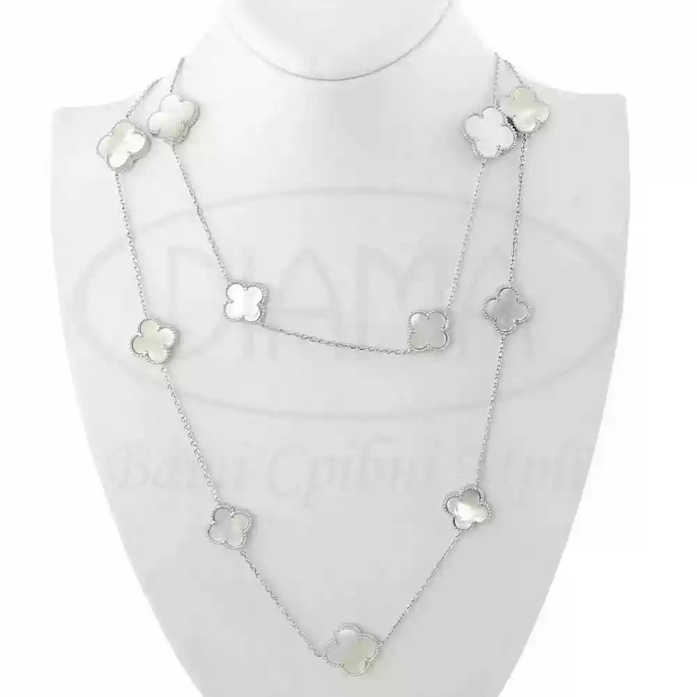 Срібне кольє з Перламутром фото 1