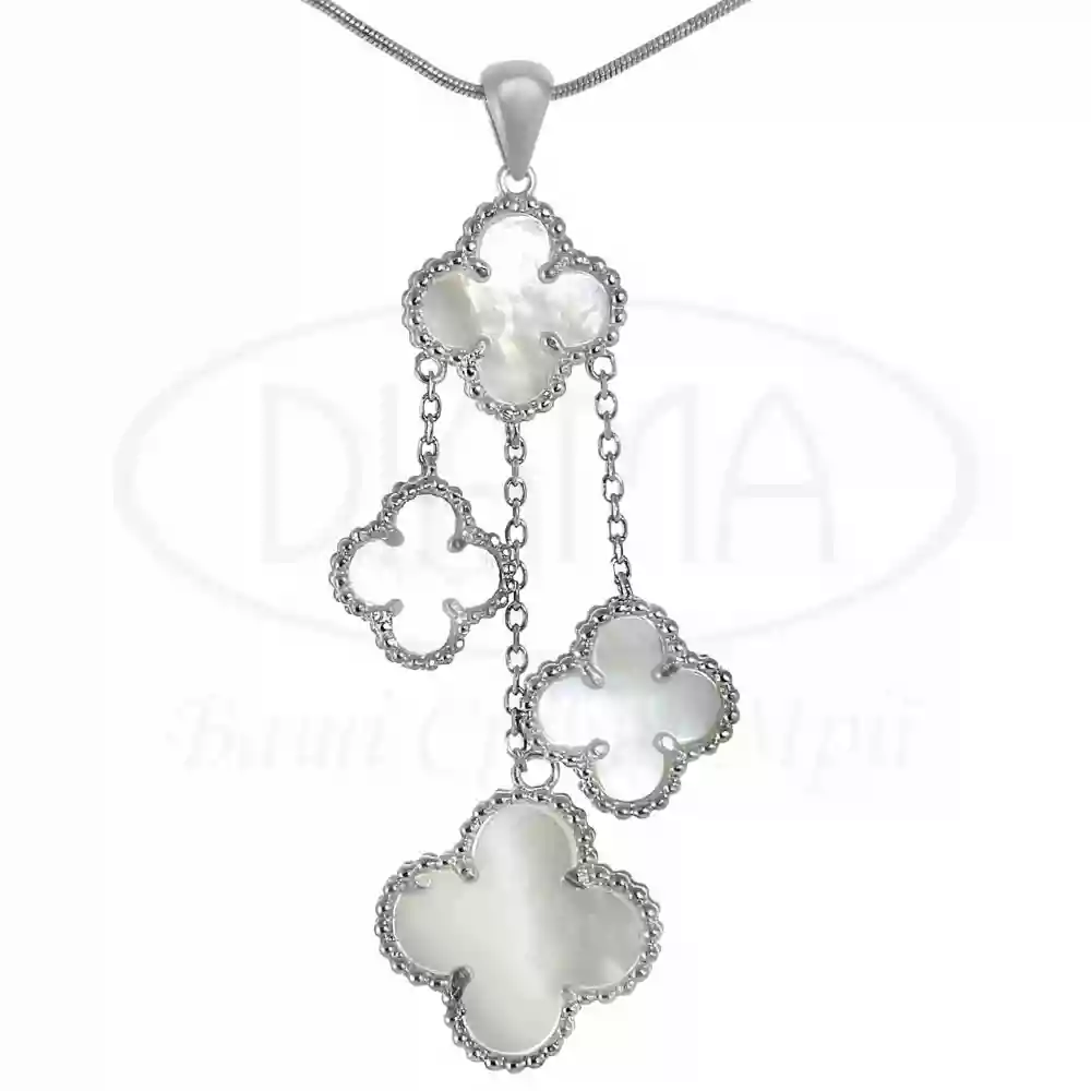 Срібна підвіска з Перламутром фото 1