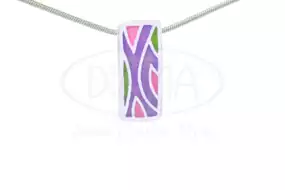 Підвіска срібна з емаллю