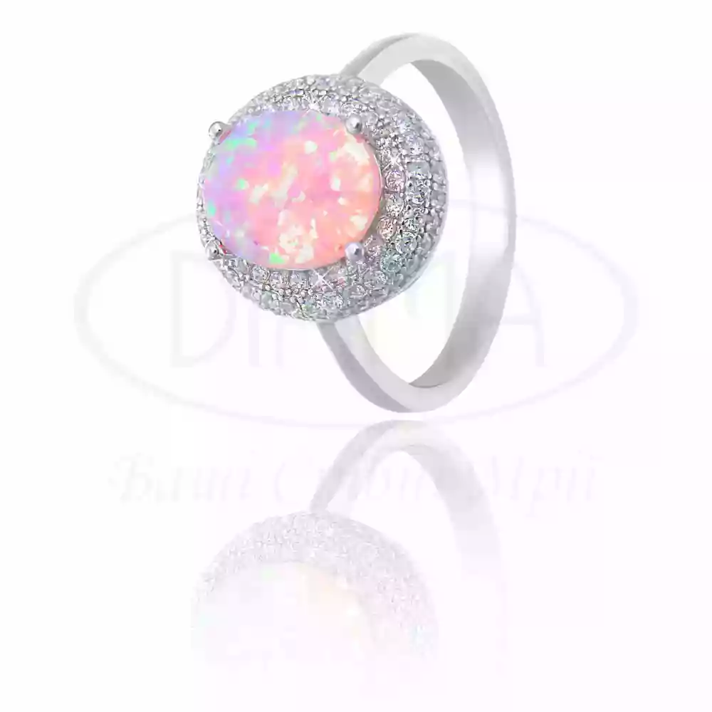 Каблучка срібна з Опалом фото 1