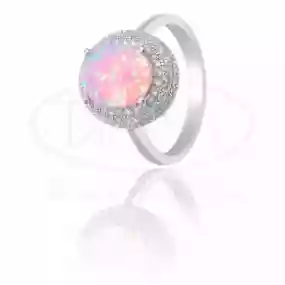 Каблучка срібна з Опалом