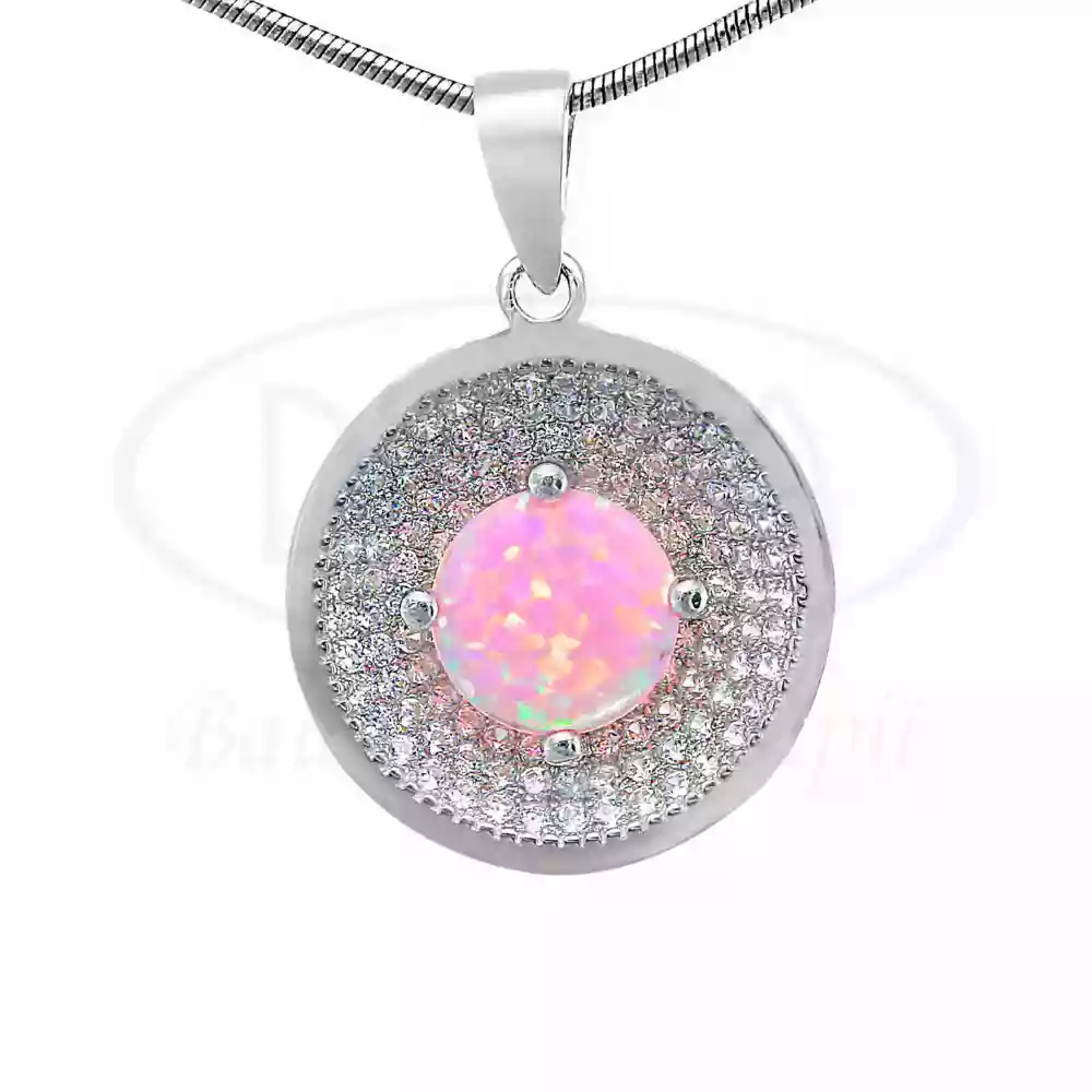 Срібна підвіска з Опалом фото 1