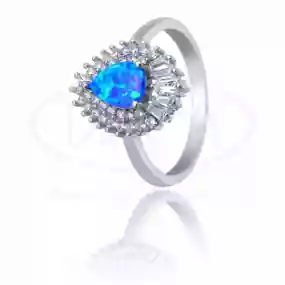 Каблучка срібна з Опалом