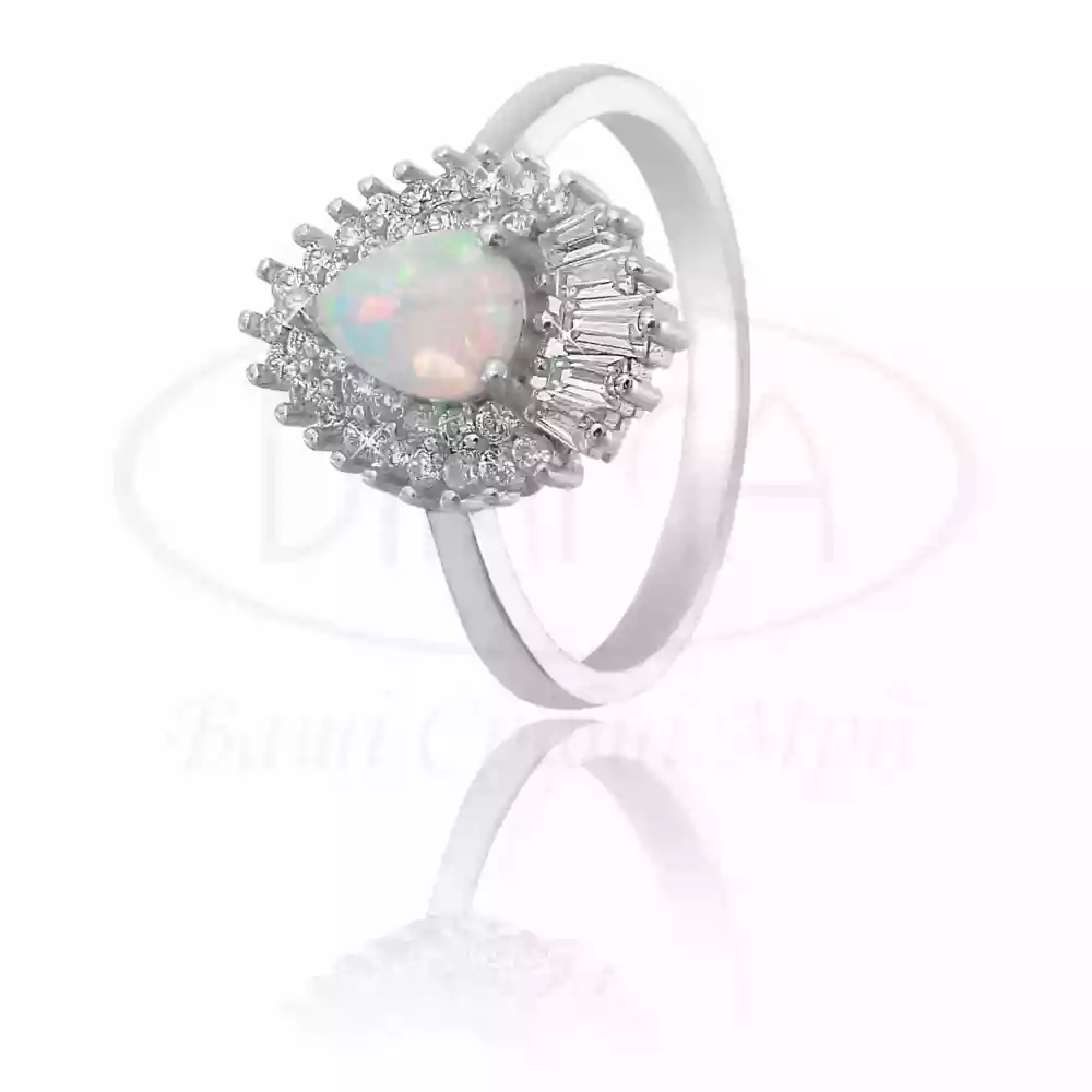 Каблучка срібна з Опалом фото 1