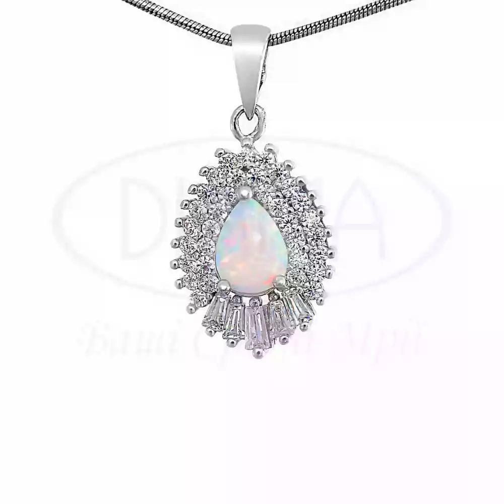 Підвіска срібна з Опалом фото 1