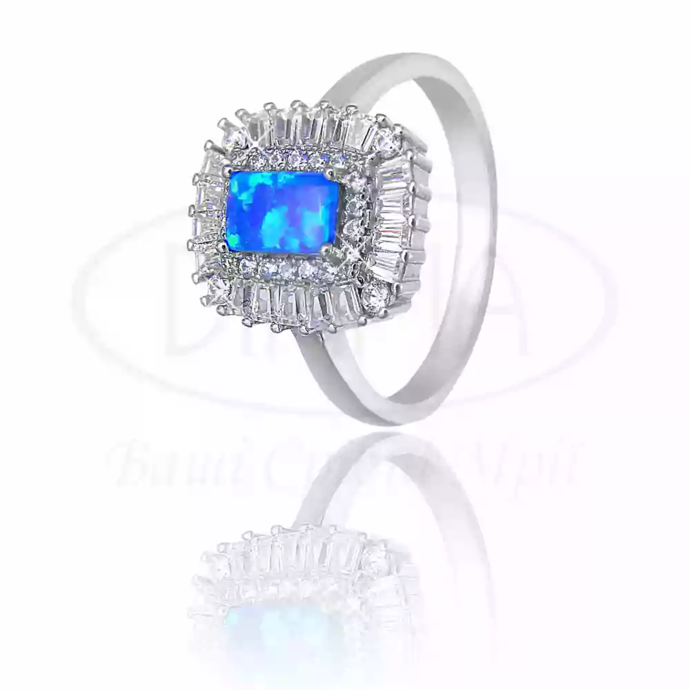 Каблучка срібна з Опалом фото 1