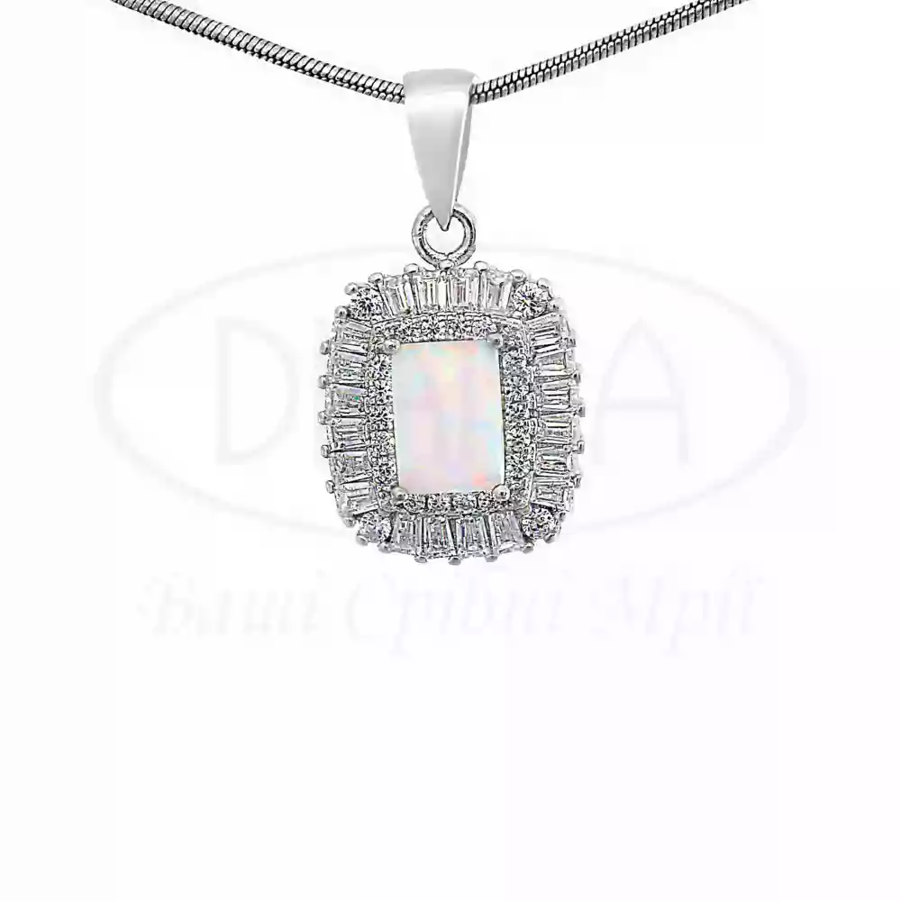 Підвіска срібна з Опалом фото 1