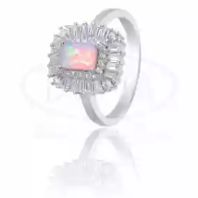Каблучка срібна з Опалом